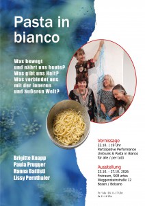 Plakat Pasta in Bianco